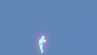 Humanoid Test projektu Blue Beam (Hologram wyświetlany z satelity)