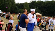 Rączka gotuje pierogi i Dj Dragon  na Święto Pstrąga w Złotym Potoku 2.08.2015