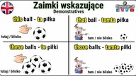 This that these those - Zaimki wskazujące angielski