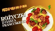 PRZYSTAWKA IMPREZOWA  - Różyczki z ciasta francuskiego i wędliny