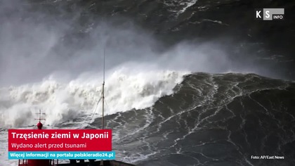 Trzęsienie ziemi w Japonii.  Wydano alert przed tsunami [KS Info]