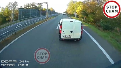 Wymusił 40 tonowej ciężarówce a później zaczął blokować drogę #2026 Wasze Filmy