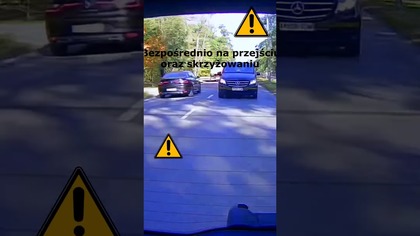 Bezpośrednio na przejściu oraz skrzyżowaniu #shorts #rikordwidjo