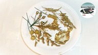Jak zrobić złote dodatki do dekoracji [GOLDEN ACCESSORIES FOR
 DECORATIONS] Pomysły plastyczne DiY