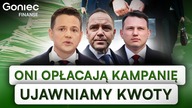 BIZNESMENI PŁACĄ FORTUNĘ NA KANDYDATÓW.  UJAWNIAMY KONKRETNE KWOTY.  KTO DAJE NAJWIĘCEJ?
