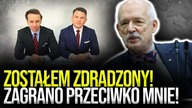 J.  Korwin-Mikke: Zostałem ZDRADZONY! W ostatnich dniach kampanii zagrano przeciwko mnie