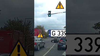 Przejazd na czerwonym przez skrzyżowanie #shorts #rikordwidjo