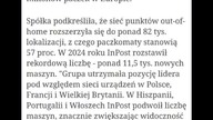 bravo InPost dziękujemy za taką firmę jestem akcjonariuszem