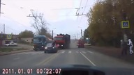 Wypadek na przejściu dla pieszych