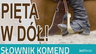 Pięta w dół - Słownik Komend