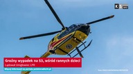 Groźny wypadek na S3, wśród rannych dzieci.  Lądował śmigłowiec LPR [KS Info]