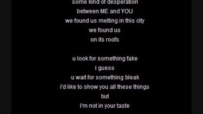 vein cat - not in your taste (first take)