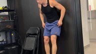 Ćwiczenie na KOLANO SKOCZKA #shorts #trener #sports #treningwdomu