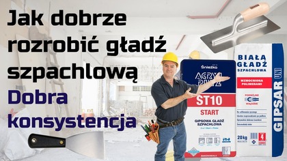 Jak prawidłowo rozrobić Gładź Szpachlową