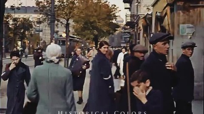 WARSZAWA W CZASACH II WOJNY ŚWIATOWEJ W KOLORZE.