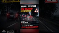 Deszcz i ryzykowny manewr.  Tym razem się udało  #polskiedrogi #dashcam #kierowcy