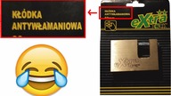 Kłódka Antywłamaniowa Extra Lock - Unikajcie jej! Jeden z najgorszych zamków jaki miałem w rękach:/