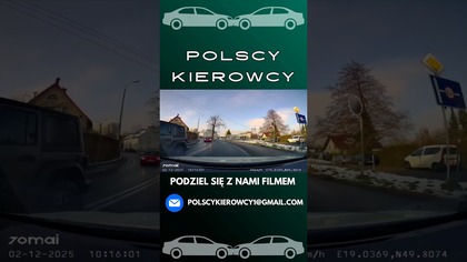 Jazda z telefonikiem w ręku na zakręcie #polscykierowcy #shorts