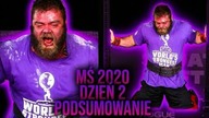 Mistrzostwa Świata Strongman WSM 2020 | Dzień 2 Podsumowanie