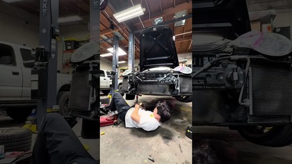 Porsches new wide wheels keep clipping the radiator, so today we fix that! #porsche #automotive