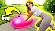 ZRZUCAMY Z DACHU GIGANTYCZNY BALON Z WODĄ! *wszystko było mokre* | LUURE