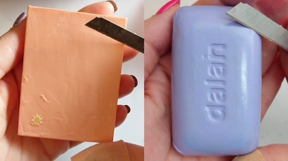 Soap Carving ASMR Relaxing Sounds no talking Satisfying ASMR Video