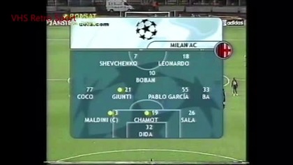 Galatasaray Istanbuł - AC Milan 2-0, 07. 03. 2001, Liga Mistrzów, II faza grupowa, 5 kolejka