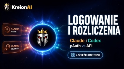 KREION - Logowanie i opłaty za tokeny u dostawców: Claude i OpenAI GPT