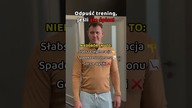 Odpusc trening! #trenermariuszmroz #trenerpersonalny #dieta