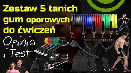 Zestaw 5 Gum oporowych do ćwiczeń  Opinia