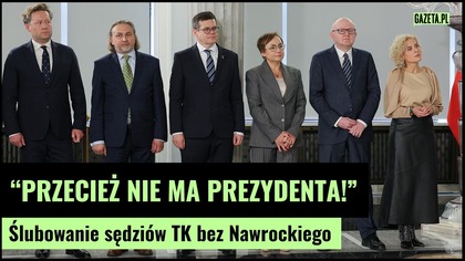 Wielki nieobecny.  Zaprzysiężenie sędziów bez prezydenta