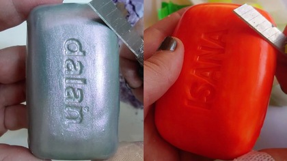 Soap Carving ASMR Relaxing Sounds no talking Satisfying ASMR Video #soapcarving #soapcuttingvideo