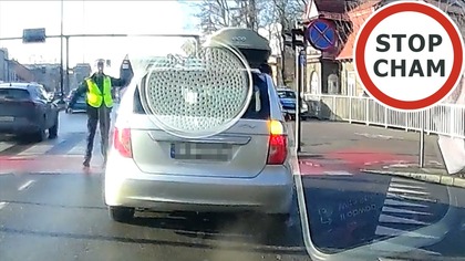 Cwaniak na lewoskręcie i instant karma w Krakowie #2191 Wasze Filmy