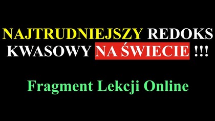 NAJTRUDNIEJSZY REDOKS NA ŚWIECIE ! ? H3O(+) | BEZ STOPNI UTLENIENIA | @DoTablicyCHEMIA