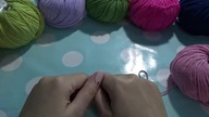 Prosty szalik dla Barbie na szydełku, tutorial, DIY, crochet , kurs krok po kroku, zima, winter #9