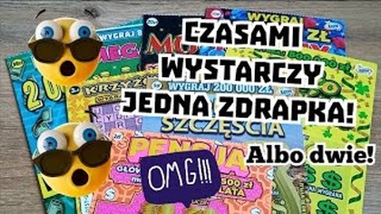 Zdrapki Lotto  Jednak weekend bez rarytasa obejść się nie może! 