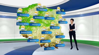 Prognoza pogody na TVN Meteo (14. 10. 2023)