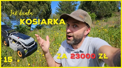 Robot 4x4 wjeżdża na działkę pomóc nam w koszeniu trawy 