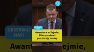 (subskrybuj) Awantura w Sejmie, Błaszczakowi puszczają nerwy #shorts