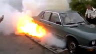 Palenie gumy i przypalenie BMW