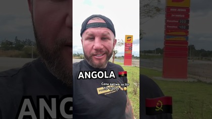 Angola  litr paliwa za 1,20 zł  #shorts