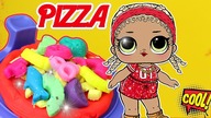 Play Doh  Mrs Glitter w pizzerii  LOL Surprise  bajki dla dzieci