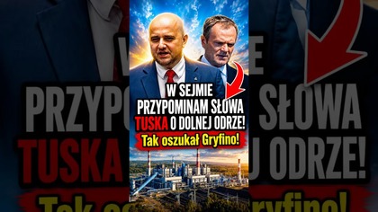 MAM ARCHIWALNE NAGRANIE jak Tusk deklarował, że Dolna Odra będzie pracować do 2035 roku!