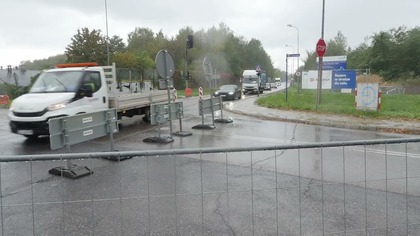 Ruch wahadłowy na DK 79.  Ruszyła przebudowa skrzyżowania