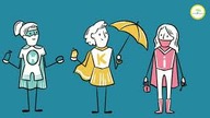 DINKSY fairytale for Parasol Roztocza - about superheroes
