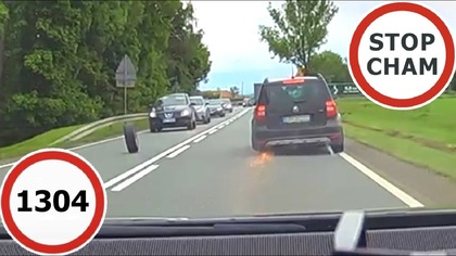 Stop Cham #1304 - Niebezpieczne i chamskie sytuacje na drogach