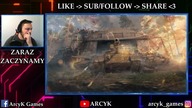 [TWITCH LIVE 08. 03. 2021] WORLD OF TANKS NA ŻYWO - piąte i szóste tiery gramy.  Najlepszego kobitki