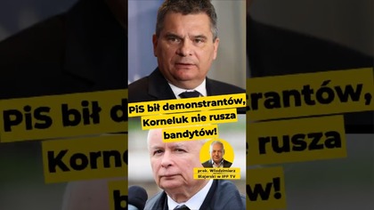 PiS bił demonstrantów, Korneluk nie rusza bandytów! - prok.  Blajerski #Polska #polityka #prokuratura