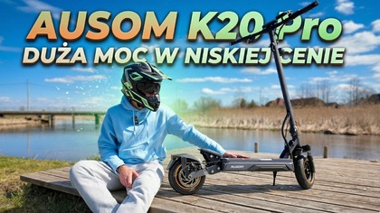 Poniżej 1800 zł to bardzo ciekawa hulajnoga! AUSOM Laluz 2 Pro/K20 Pro