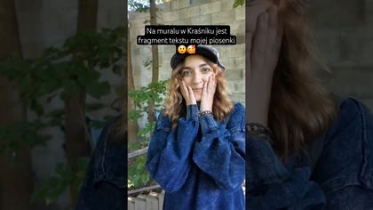 Fragment mojej piosneki na muralu!